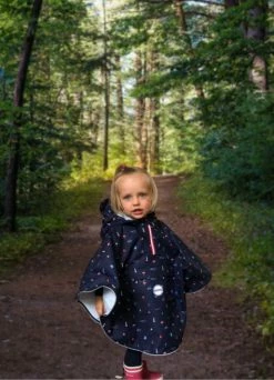 Cape De Pluie Vélo Enfant - Temps Des Grenouilles -Accessoires vélo Soldes cape de pluie velo enfant temps des grenouilles 2