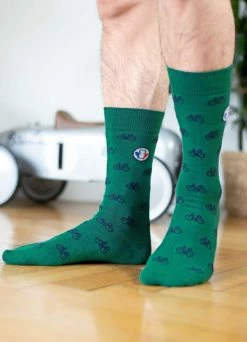 Chaussettes Vélo - Tranquille Émile -Accessoires vélo Soldes chaussette velo 11