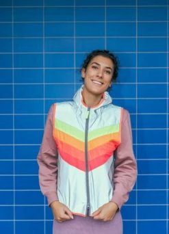 Gilet De Sécurité Vélo à Capuche Darkflow - GoFluo -Accessoires vélo Soldes gilet de securite velo a capuche darkflow gofluo 2