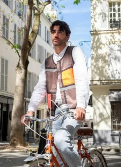 Gilet De Sécurité Vélo Mondrian - Georgia In Dublin -Accessoires vélo Soldes gilet de securite velo mondrian georgia in dublin 2