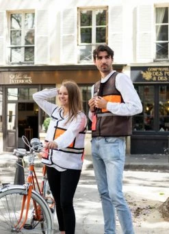 Gilet De Sécurité Vélo Mondrian - Georgia In Dublin -Accessoires vélo Soldes gilet de securite velo mondrian georgia in dublin 5