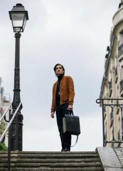 Grand Sac à Main Porte-bagages Vélo En Cuir - Annso -Accessoires vélo Soldes grand sac a main porte bagages velo en cuir annso 5