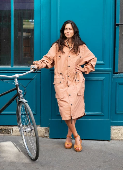 Parka De Pluie élégante Cycliste Urbain - Maium Amsterdam -Accessoires vélo Soldes parka de pluie elegante cycliste urbain maium amsterdam