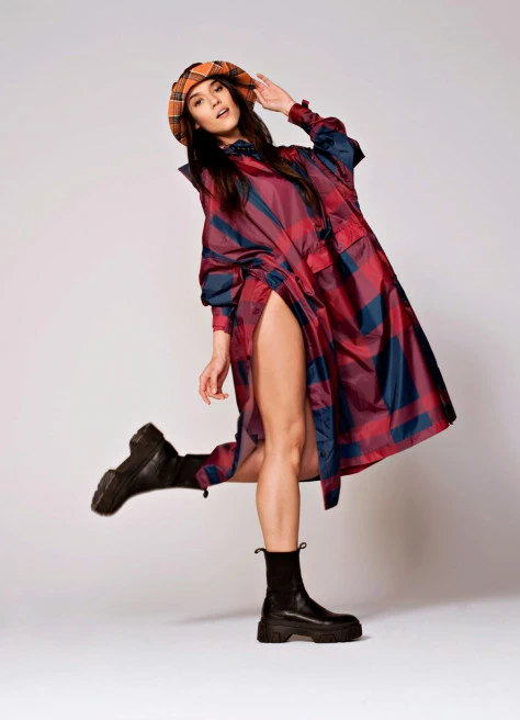 Poncho De Pluie Vélo Recyclé Original - Rainkiss 5 Poncho De Pluie Vélo Recyclé Original - Rainkiss – Image 5