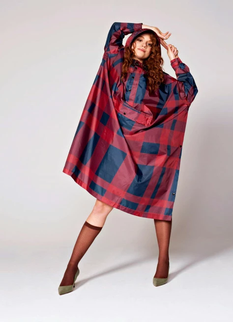 Poncho De Pluie Vélo Recyclé Original - Rainkiss 2 Poncho De Pluie Vélo Recyclé Original - Rainkiss – Image 2