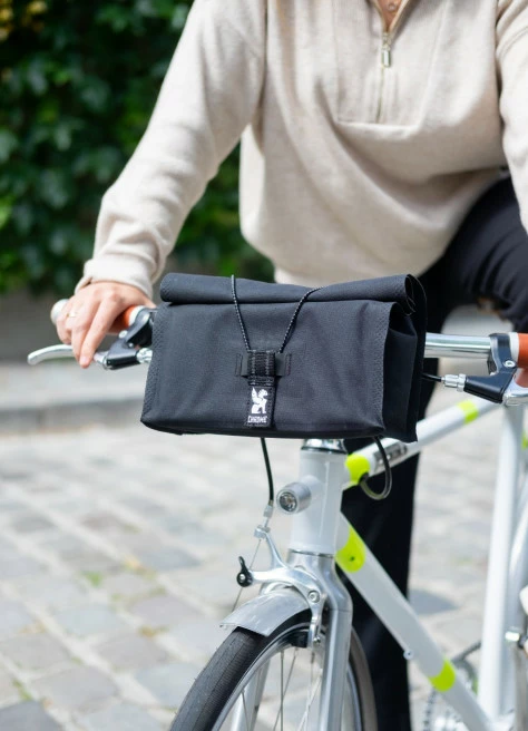 Accessoires vélo Soldes -Accessoires vélo Soldes sacoche de guidon urban ex handlebar 20 chrome