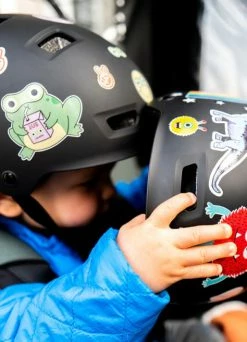 Stickers Vélo Réfléchissants - Rainette -Accessoires vélo Soldes stickers velo reflechissants rainette 3