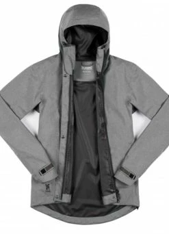 Veste Imperméable Vélo Storm Signal - Chrome -Accessoires vélo Soldes veste impermeable velo storm signal chrome 4